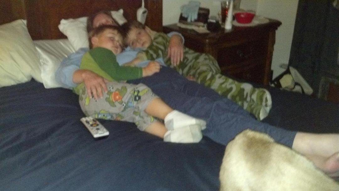 Maw maw and her babbies.