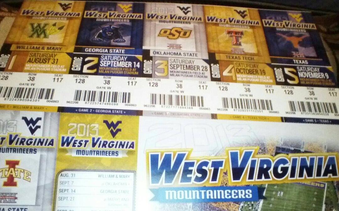 UPS delivered today. Let's go Mountaineers!!!!!