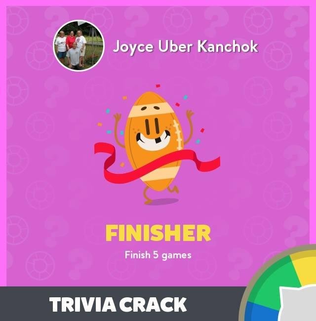 Joyce Kanchok's album, Trivia Crack Photos