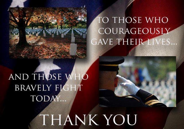 To the men and women of our U.S. Military past and present, thank you.