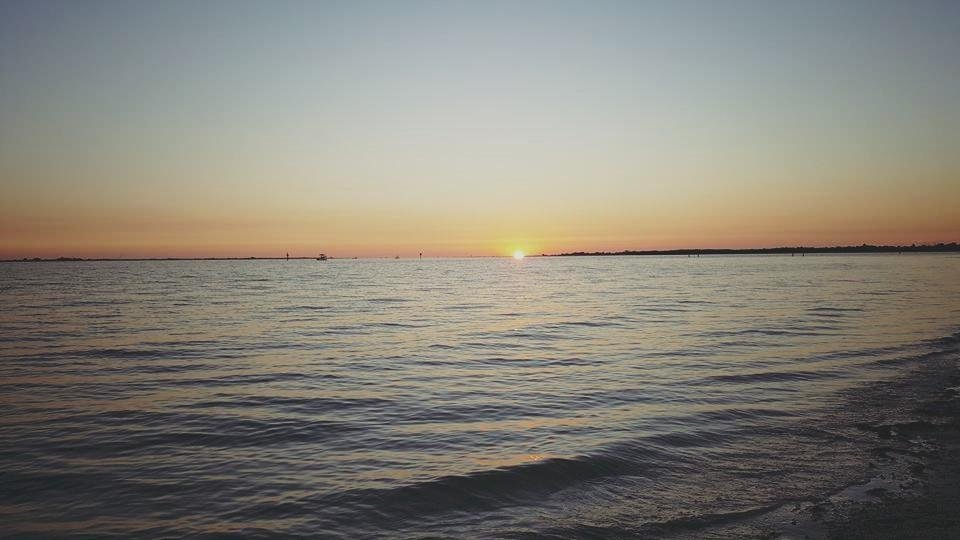 I couldn't make it tonight but I thought about all of my fellow LHS graduates while we were watching the sunset at home