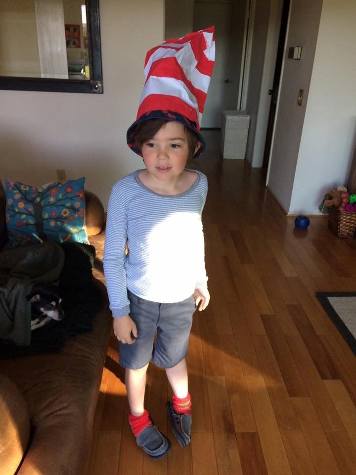 Benicio on wacky Wednesday, too cute😍