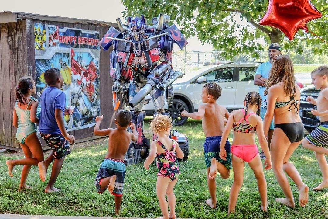 A game of Optimus Prime says...."Optimus says jump on one foot"