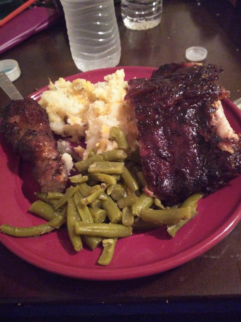 I got down on the BBQ