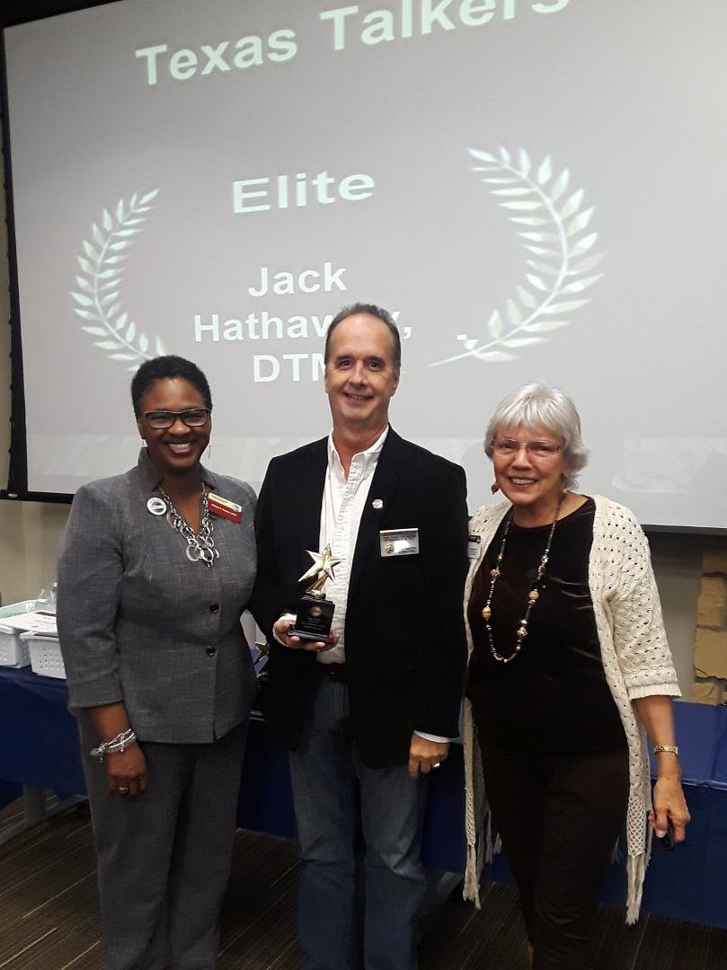 Today at Texas A&M University San Antonio, Toastmasters International presented awards to those clubs that achieved Distinguished Status during the 2017/2018 Toastmasters year. Texas Talkers Toastmasters Club 6457 reached