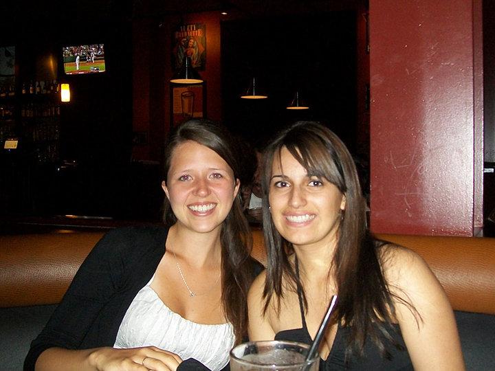 My daughter Adri, and her friend Christina (who recently adopted me lol).