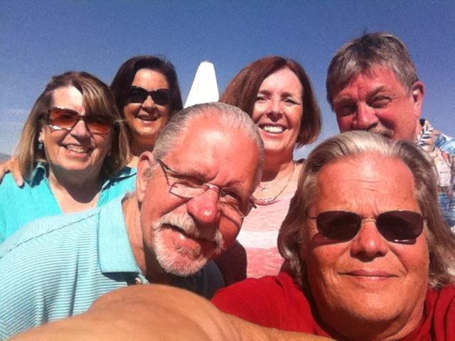 The gang gets together out west...Sandy Olshalsky, Janet Klepacki, Bob Benedetti, Kathy Benedetti, yours truly and Bill Levi...