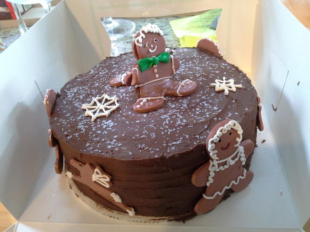 Gingerbreadmen and reindeer.