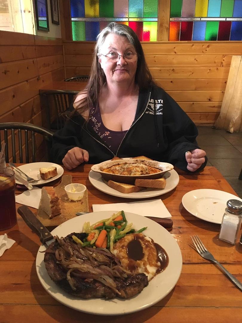 Gina’s Birthday day dinner .