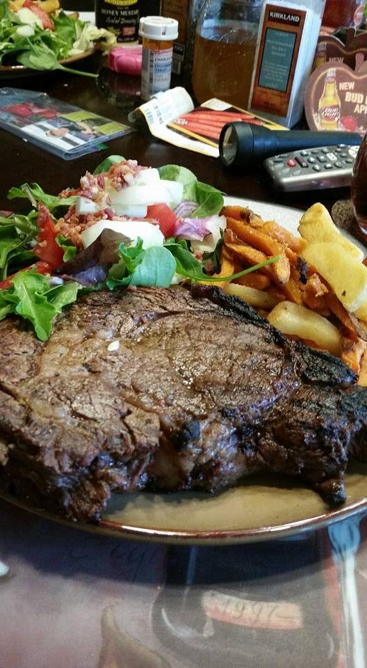 Talking about a steak. Wow