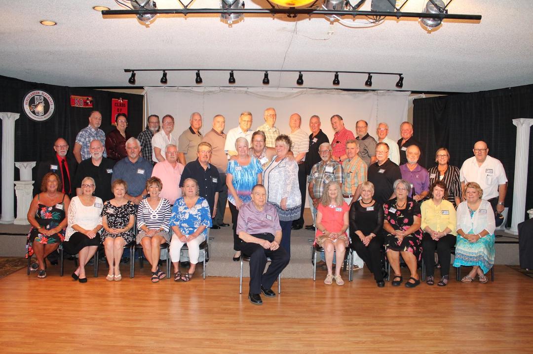 Class of 1968 picture with Dr Jack Gray