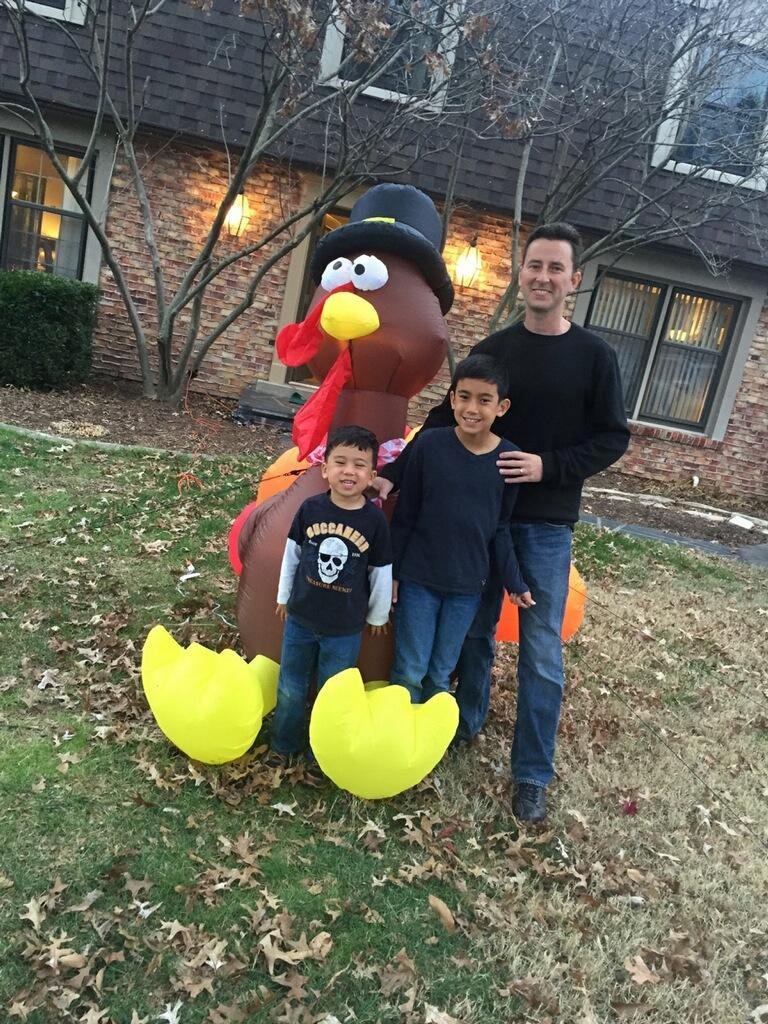 Everyone likes the Turkey it's the ultimate lawn ornament