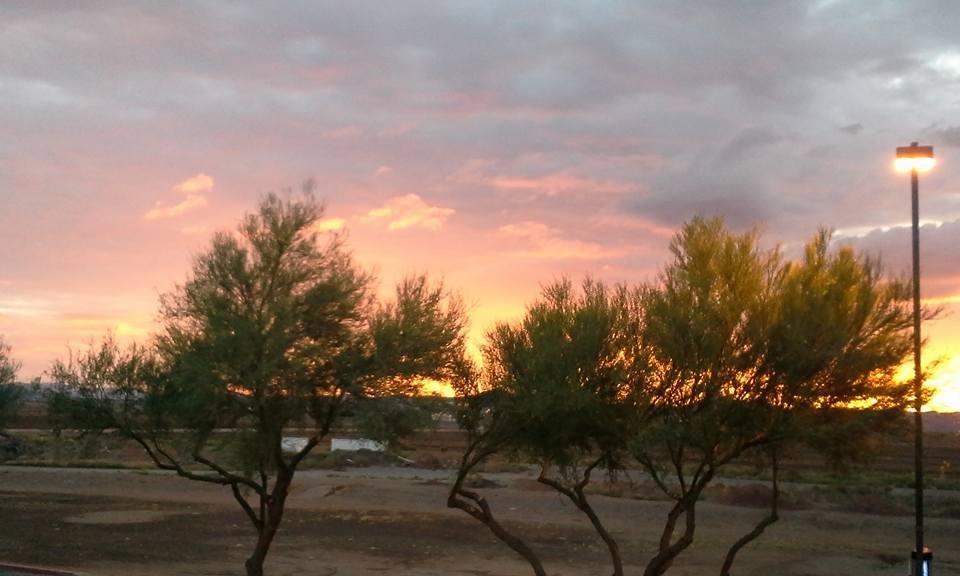 View from our balcony.