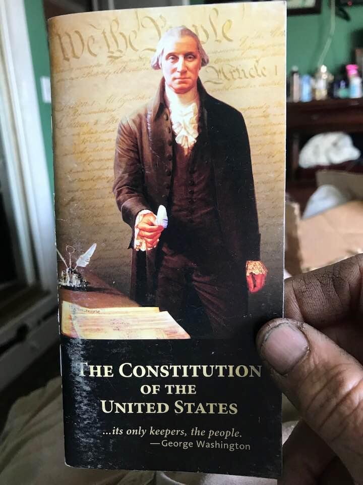 I am going to put a box of these pocket constitutions in my Lyft mobile and offer a copy to my riders.