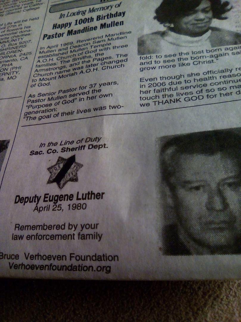 So just saw in the paper where our dear friend Kevin ,whose passed, father has been dead now for 39 yrs! He was killed in the line of duty and I know Kevin really never got over it!😣😥 Don Estel