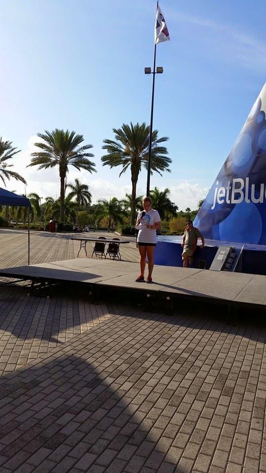 Remi to the crowd before a CF Walk 4/12/15