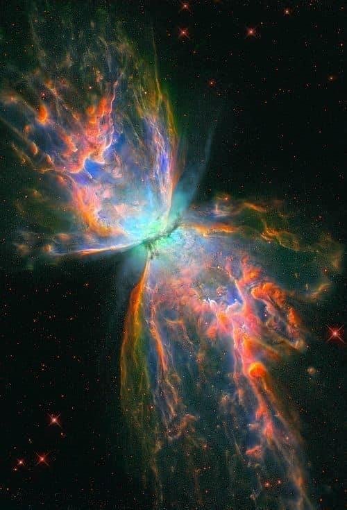 Butterfly nebula in the constellation Scorpio.