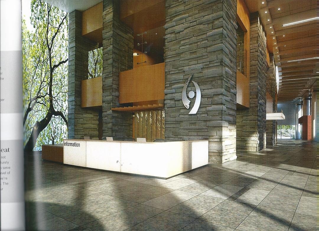 Lobby of the new hospital