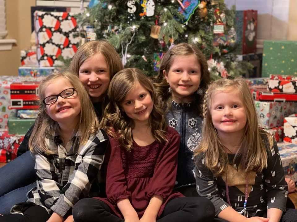 My beautiful crew in Idaho enjoying Christmas!