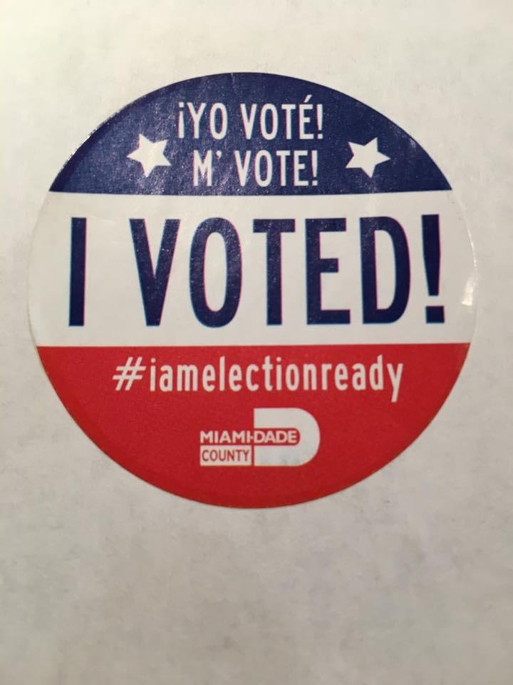 I Got My Vote On Today!