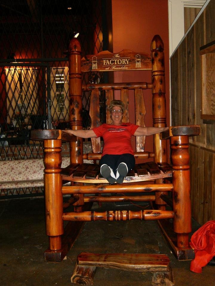 Jeannie (Edith-Ann) at the "Factory" in Franklin TN.