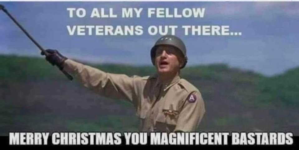 Merry Christmas to all you magnificant non veterans out there too