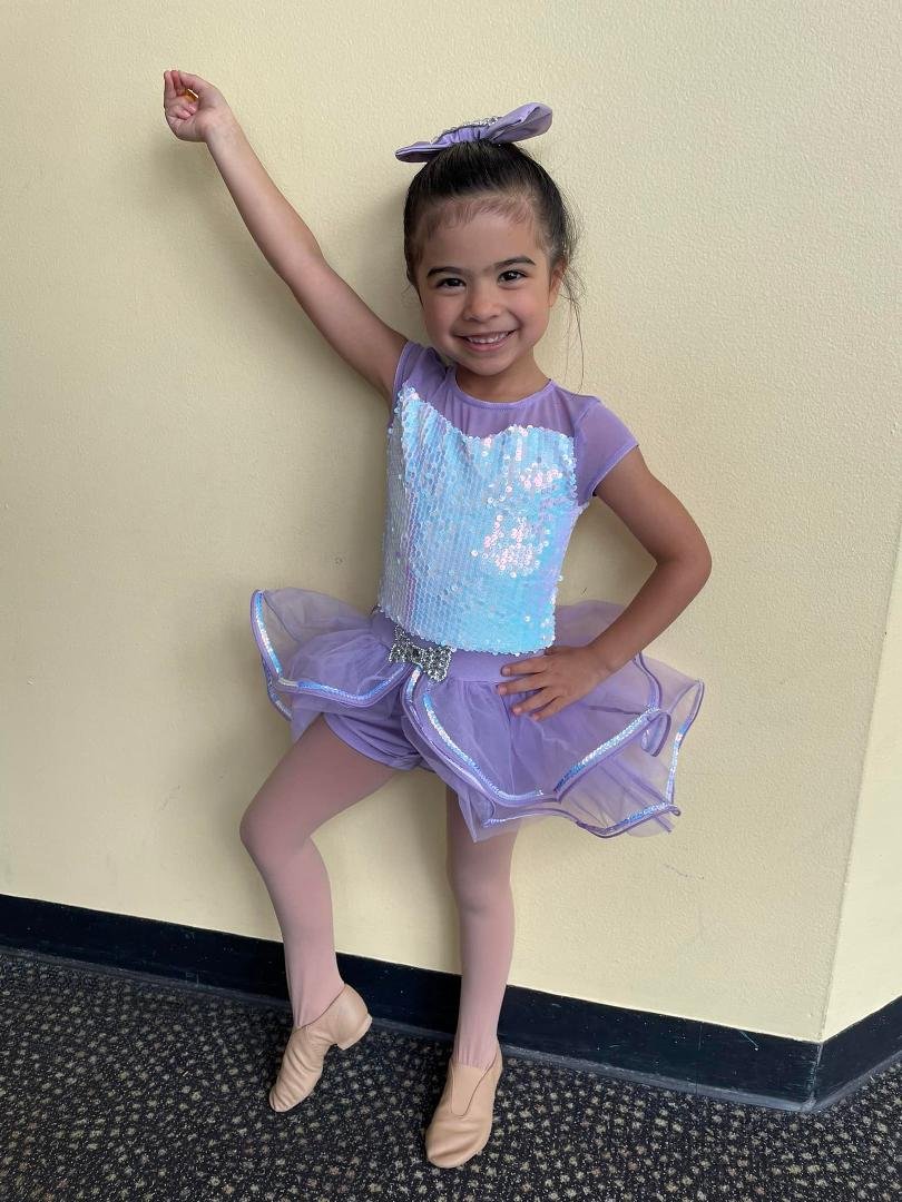 Our granddaughter Cece for her dance recital