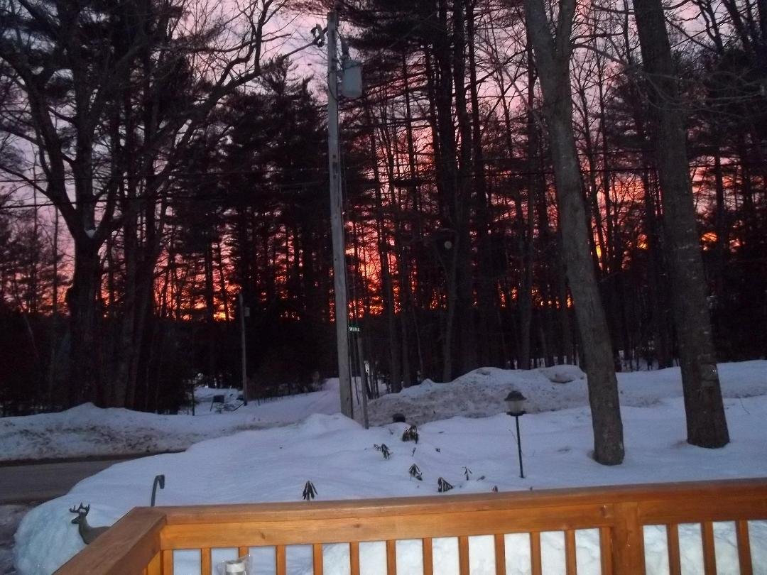 Taken from my house this eve. 3-5-15