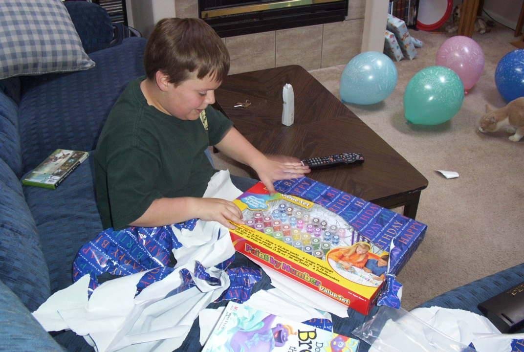 Caelan at Christmas