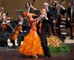 The audience at tonight's performance of Salute to Vienna at the S.C.C. were treated to the debut of Cathy & Joe Strauch onstage. Humility prohibits any further details, you had to be there. No, that is not C & J in the ph