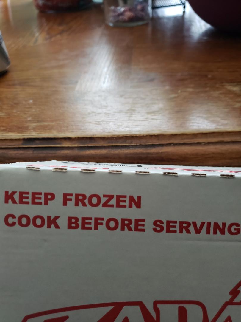 MAYBE IT'S JUST ME MOMENT:
Saw these instructions on a frozen pizza box and I thought to my Self, "Self, I don't think we're gonna be having pizza tonight according to these instructions..."

This has been a MAYBE IT'S JUST