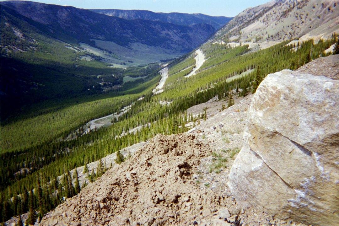 Beartooth pass North entrance Yellowstone Park. June 2008