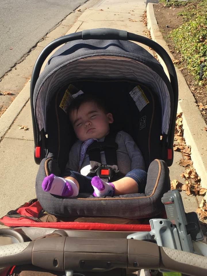 Taking a little 2 1/2 hour walk with Olivia! I