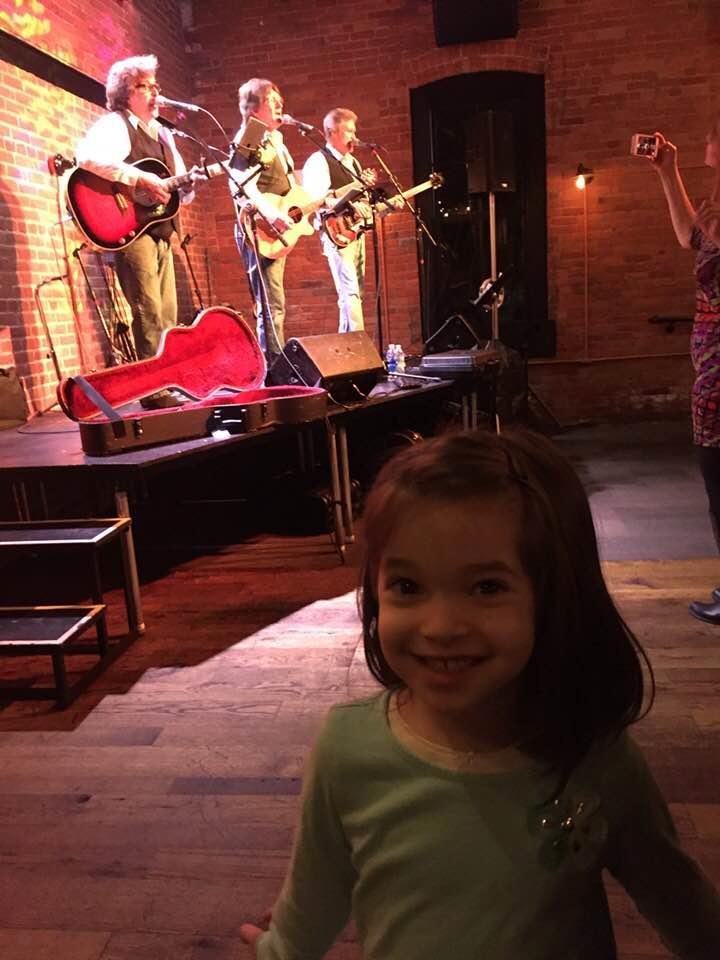 Beatles, burgers 🍔 and beer 🍺 and granddaughter. What more could you want!