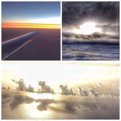 I spotted my Zoey girl while flying into Cancun last Friday frolicking in the clouds with her friends, still the life of the after party. Miss you!