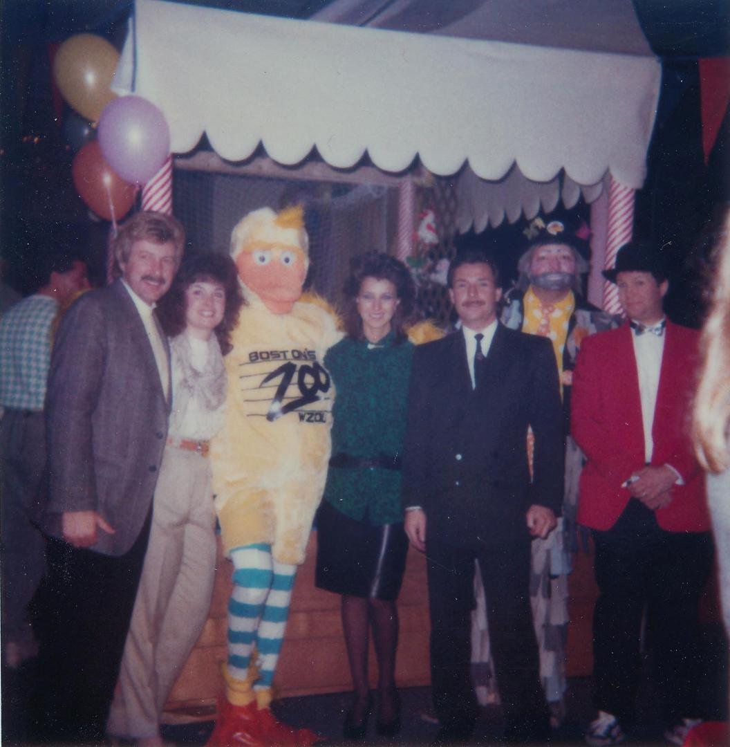 WZOU Crew at The Palace, 1987