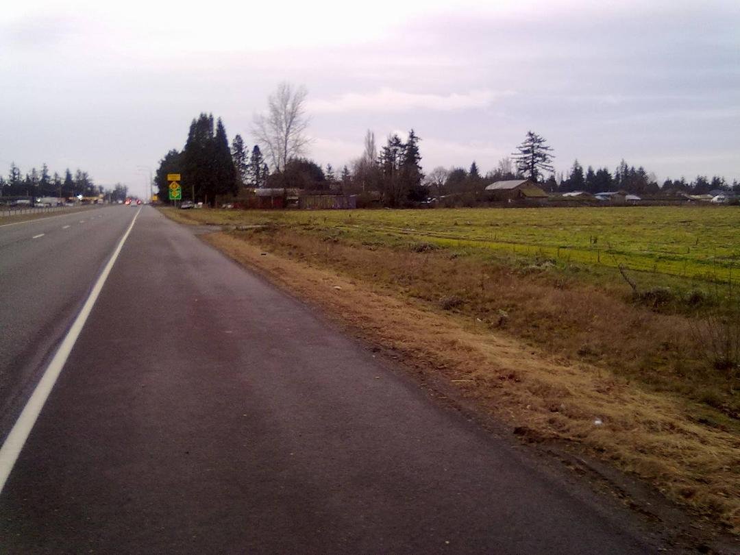 Property on which we lived in early 80s
On Guide Meridian
(whats left of driveway)