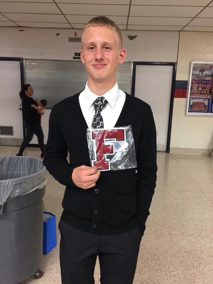 Our Grandson Grant received his Varsity letter and was named Rookie of the Year for Cross Country tonight at their banquet. Congratulations Grant we late proud of you. We love you.