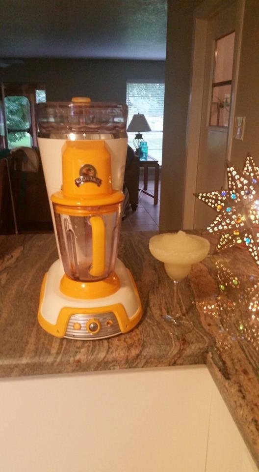 Life is sweet on the river. I love making tasty concoctions in my fancy machine. Cheers to my 7th grade team.