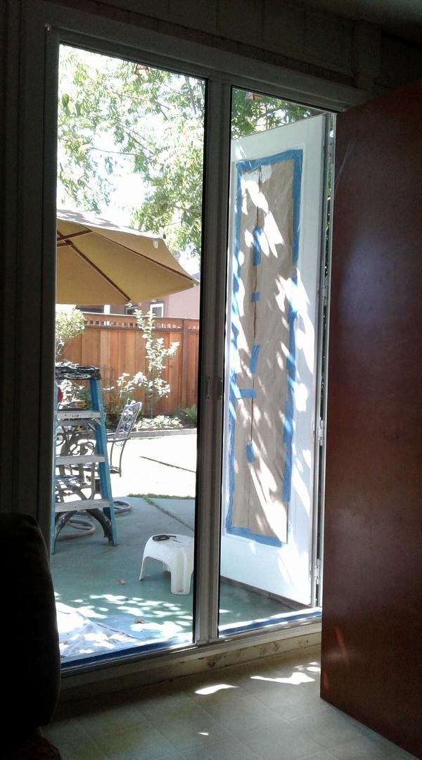 THE NEW RETRACTABLE SCREEN DOORS ARE IN...SO HAPPY
