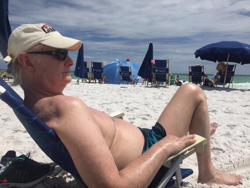 Robert chilling in Destin.