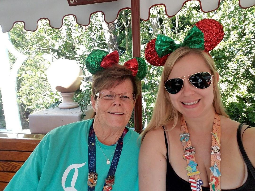 Disneyland with my Granddaughter Brittany.