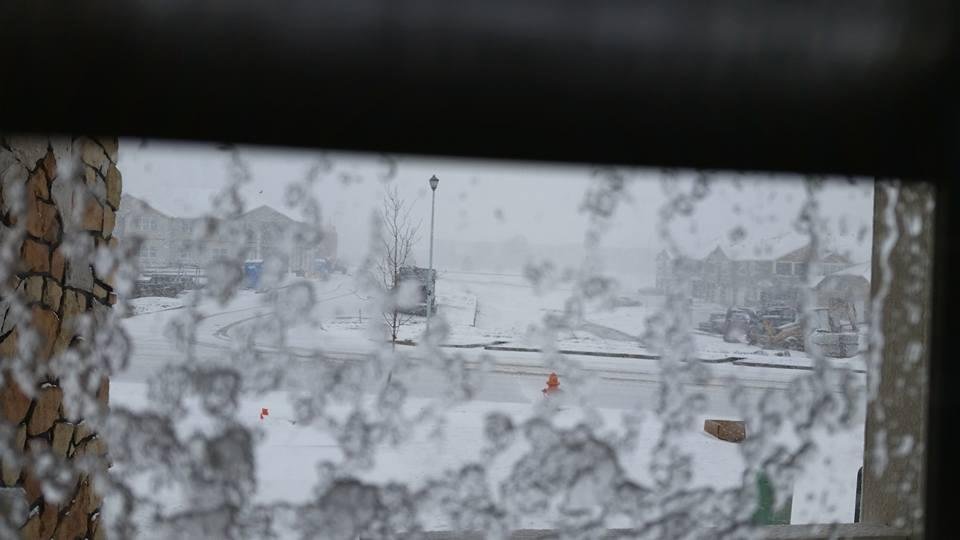 Can't see across the street either.
