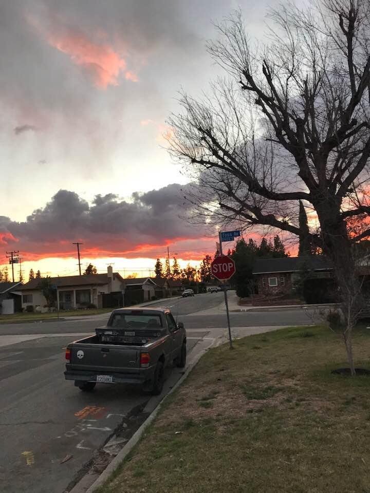 Arcadia sunset this evening