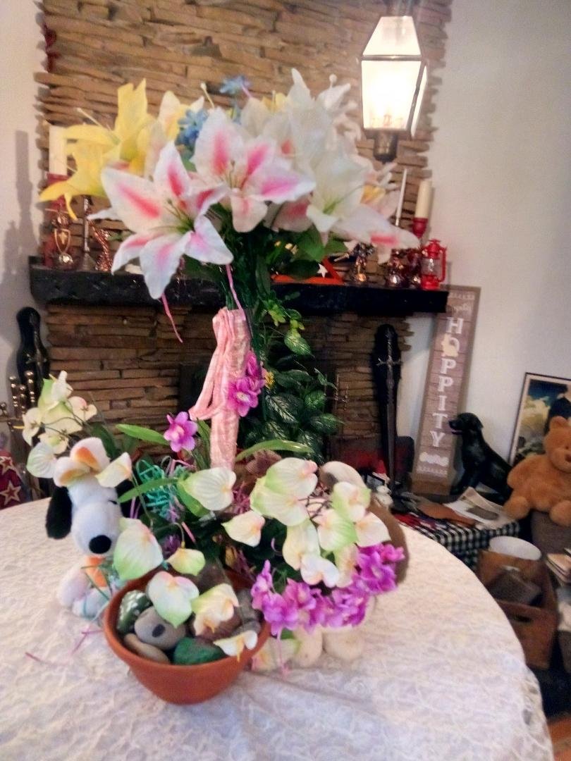The Spauldings are ready for the Easter Bunny to visit!