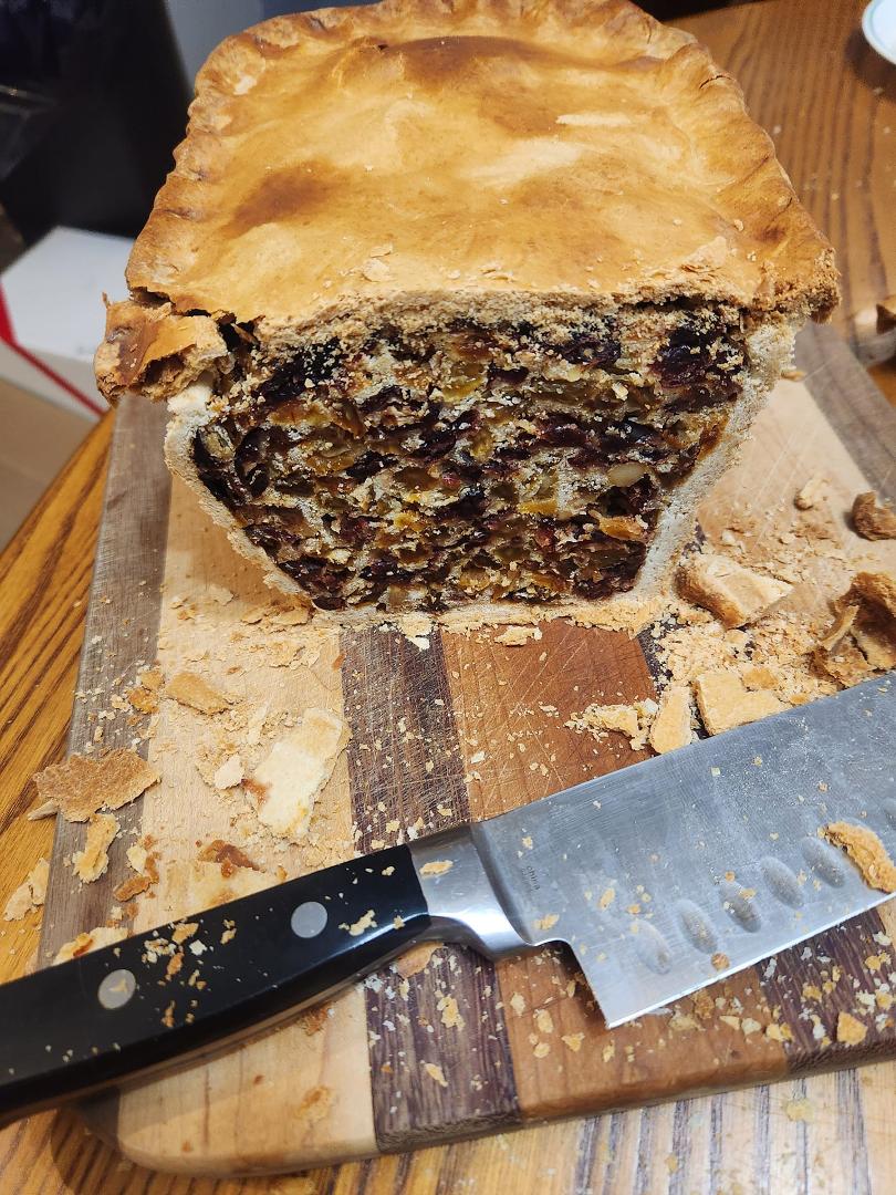 Home made Scottish Black Bun. 1st attempt turned out great.