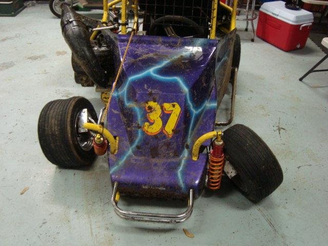 Car after the race