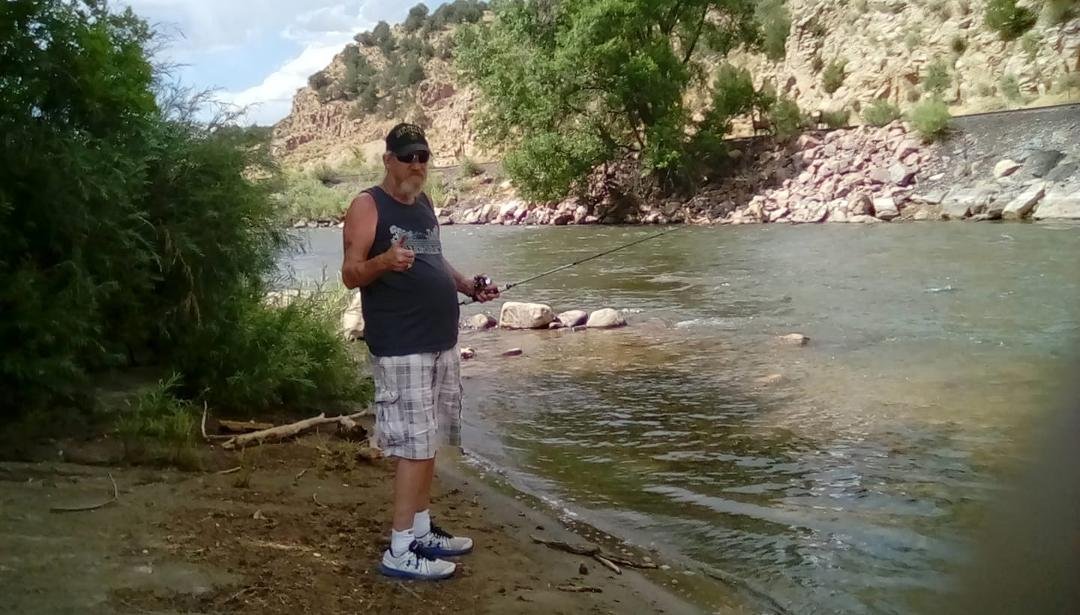 Fishing 🐟and longhorn sheep at the 🌳