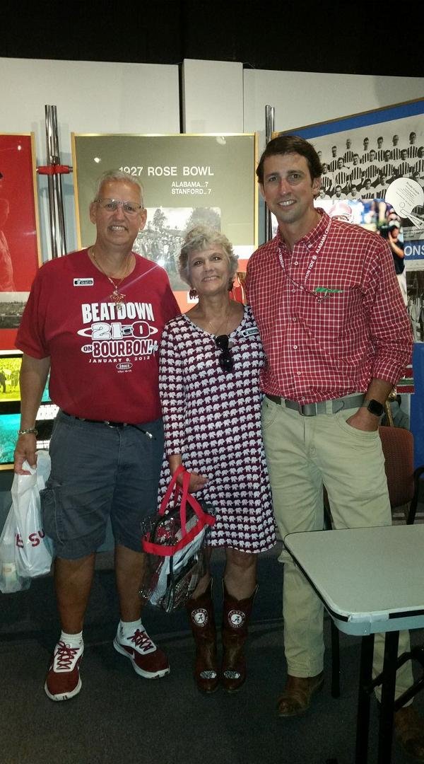 Meeting Bodie Croyle at Bryant museum