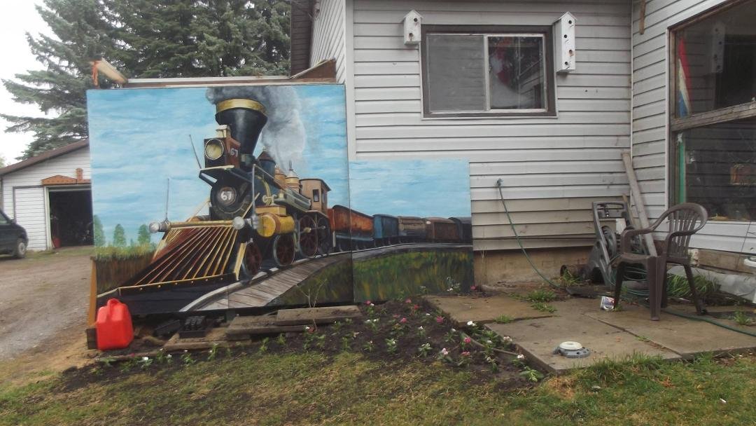 MOVED STEAM MURAL TO HUBERTS